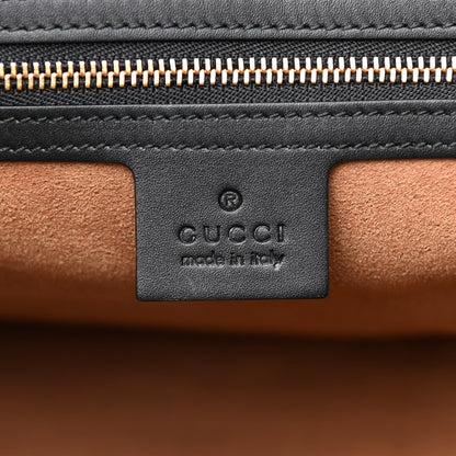 Gucci GG Supreme Monogram Medium Padlock Tote Black 6 of 9