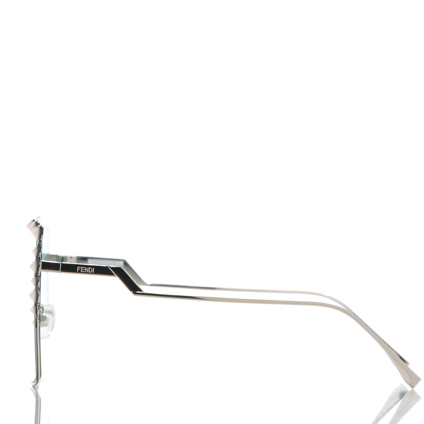 Metal Dots Square Sunglasses FF 0259/S Green Palladium