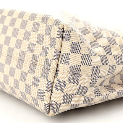 Louis Vuitton Damier Azur Graceful MM Rose Ballerine 9 of 10