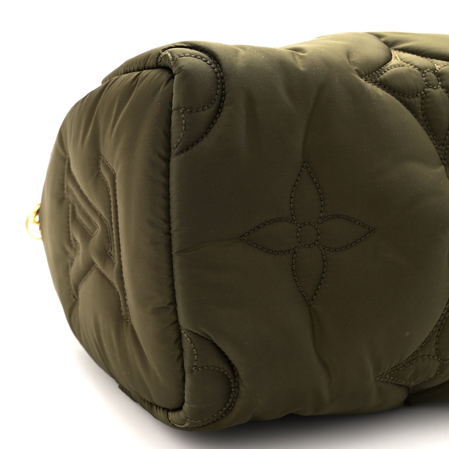 Econyl Mini Monogram Pillow Speedy Bandouliere 25 Khaki