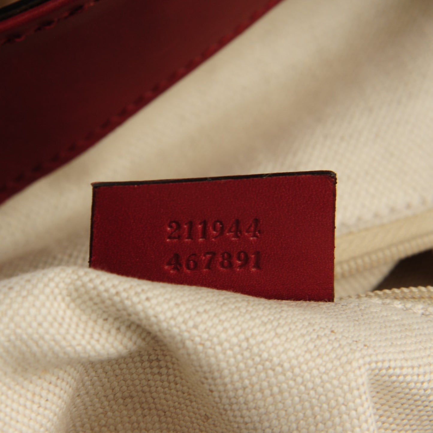 Monogram Medium Sukey Tote Dark Red