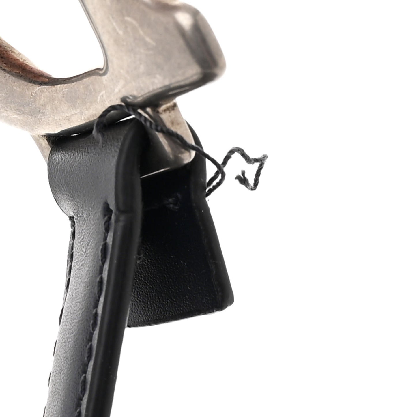 Calfskin Oblique Saddle Bag With Strap Blue