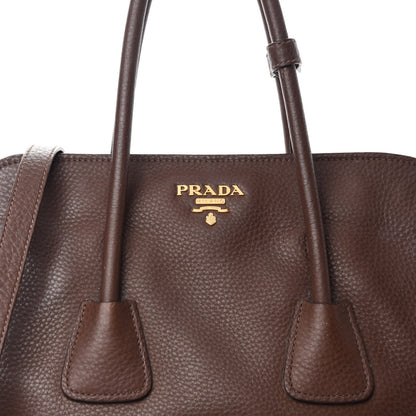 Prada Vitello Daino Shopping Tote Bruciato 11 of 23
