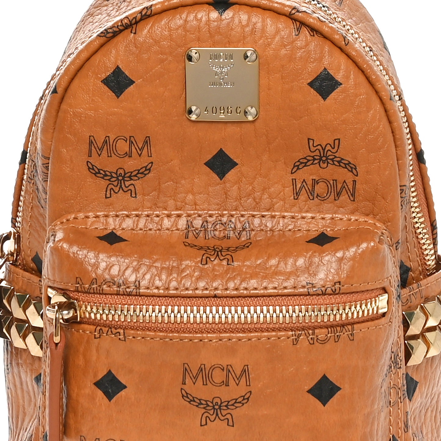 Visetos Side Stud X-Mini Stark Bebe Boo Backpack Cognac