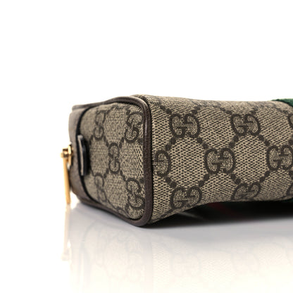 Gucci GG Supreme Monogram Web Small Ophidia Belt Bag 105 42 Dark Brown 7 of 8