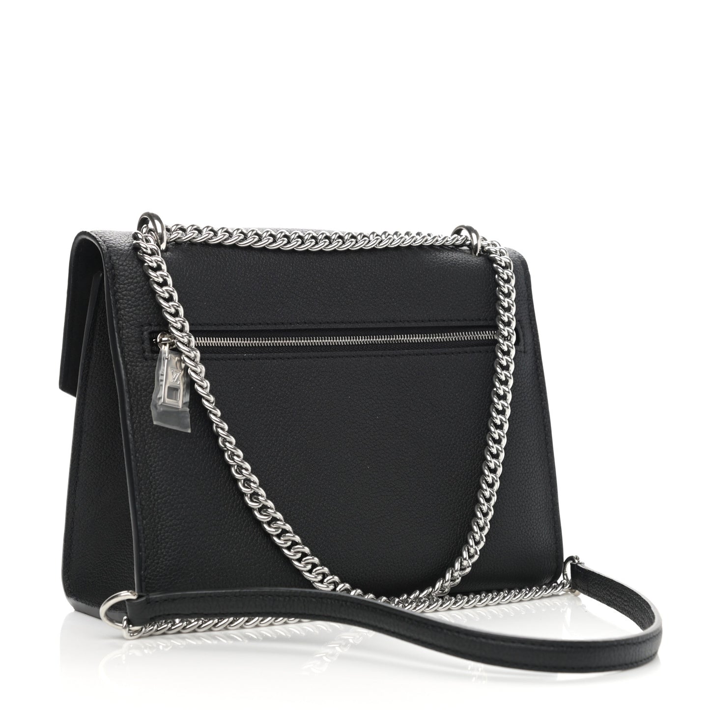 Soft Calfskin Mylockme Chain Bag BB Black