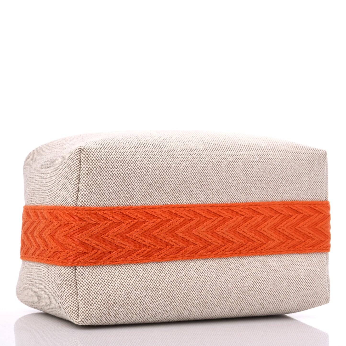 Canvas Small Bride-A-Brac Pouch Natural Orange