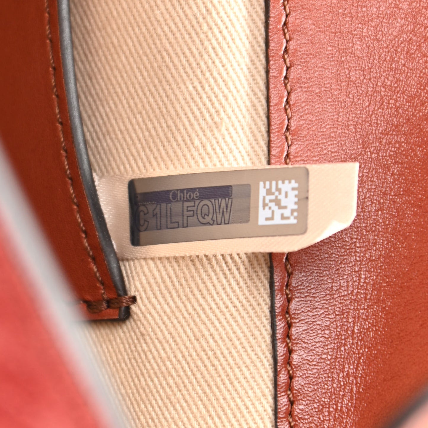Calfskin Small Tess Bag Sepia Brown
