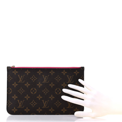 Louis Vuitton Monogram Neverfull MM GM Pochette Pivoine 2 of 7