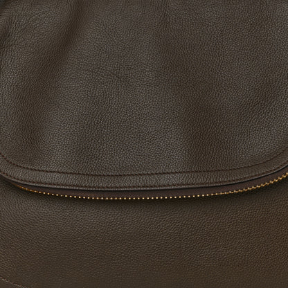Tom Ford Grained Calfskin Large Jennifer Crossbody Bag Brown 7 of 14