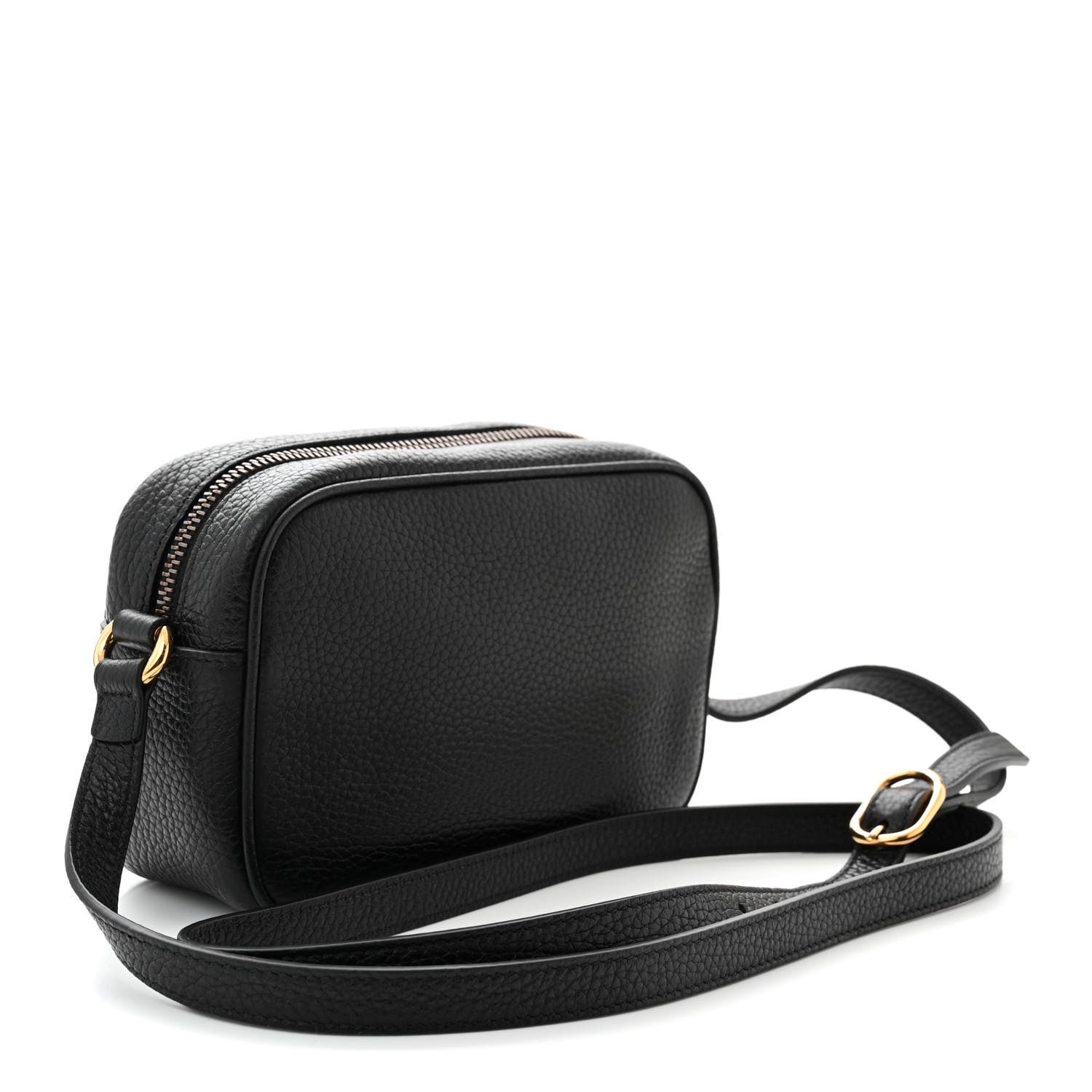 Gucci Pebbled Calfskin Mini Soho Disco Bag Black 3 of 10