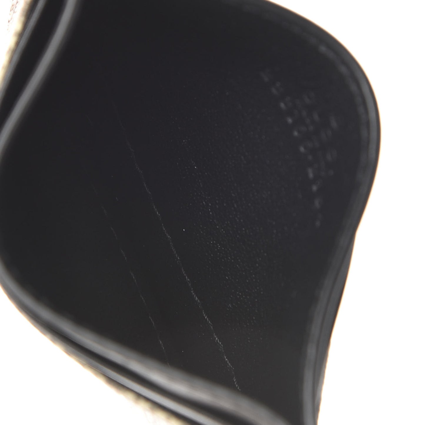 GG Supreme Monogram Bees Card Holder Black
