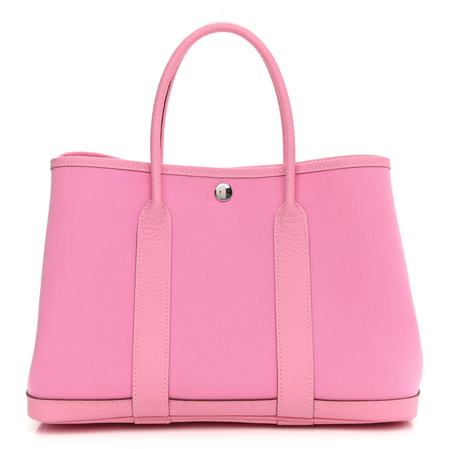 Hermes Toile Officier Vache Country Garden Party 30 TPM Pink 1 of 11