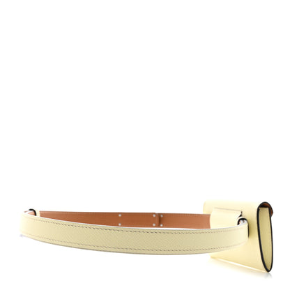 Hermes Epsom Kelly Pocket Belt Jaune Milton 3 of 6