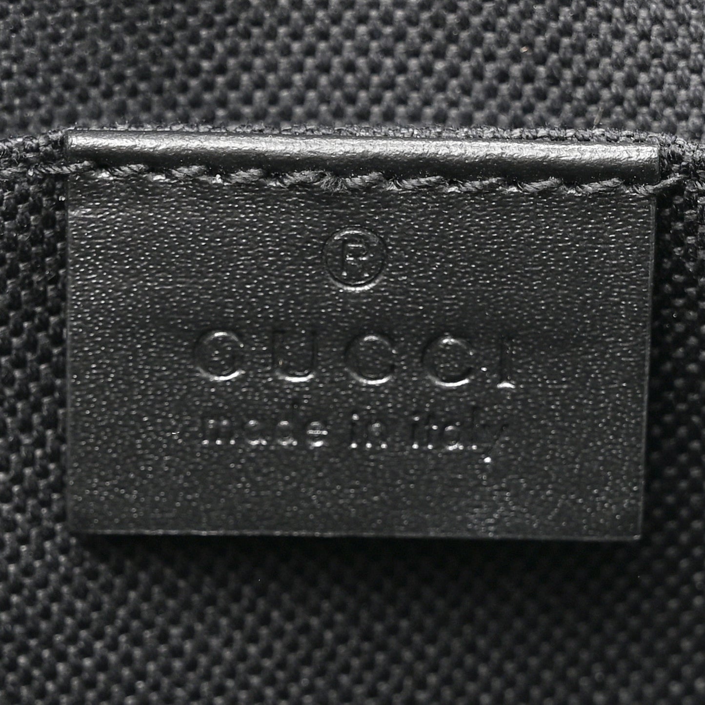 GG Supreme Monogram Textured Dollar Calfskin Retro Interlocking G Flap Messenger Bag Black