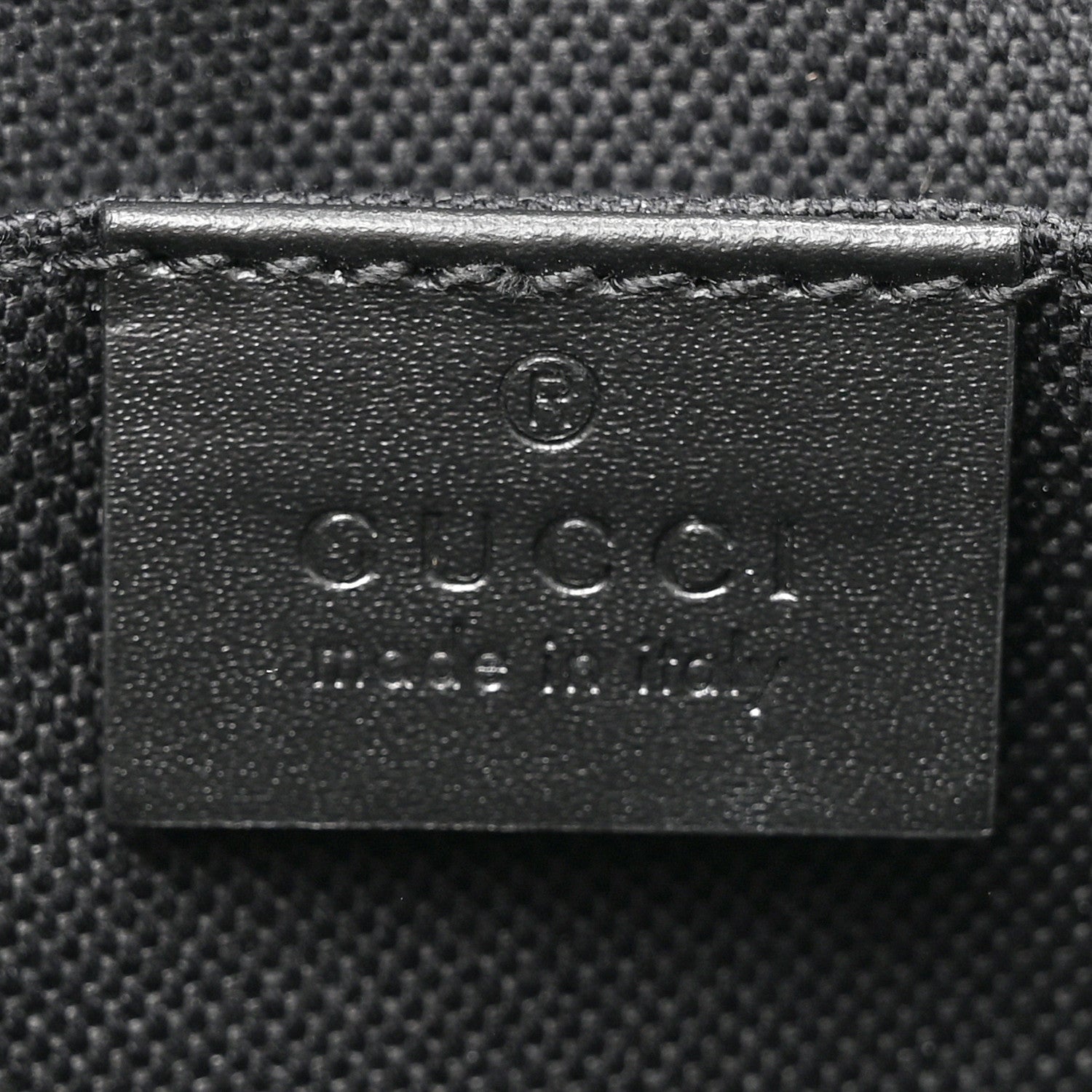 Gucci GG Supreme Monogram Textured Dollar Calfskin Retro Interlocking G Flap Messenger Bag Black 6 of 12