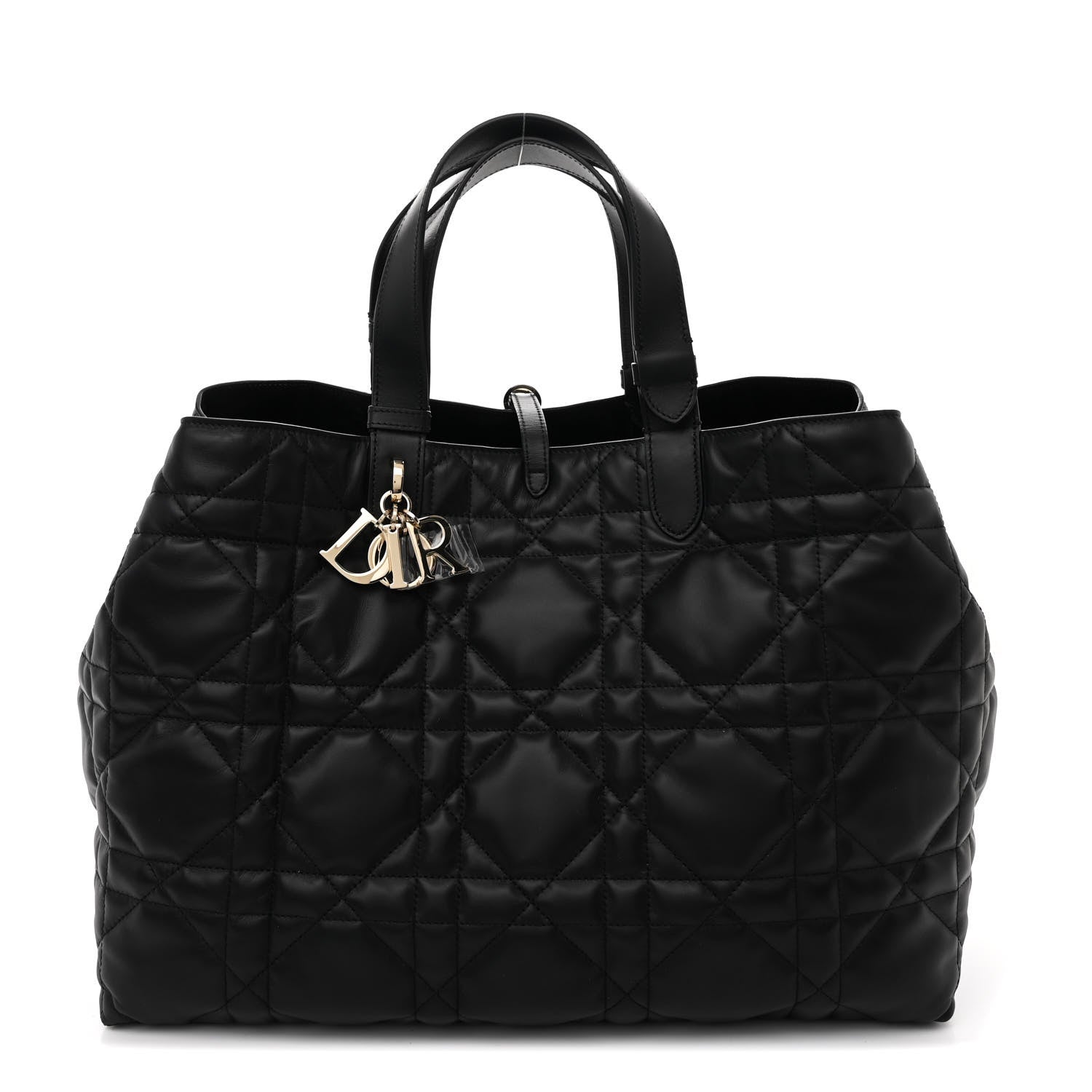 Christian Dior Calfskin Macrocannage Large Toujours Black 1 of 12