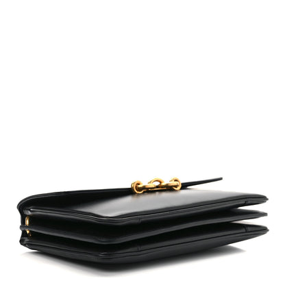 Saint Laurent Smooth Calfskin Le Maillon Satchel Black 4 of 9