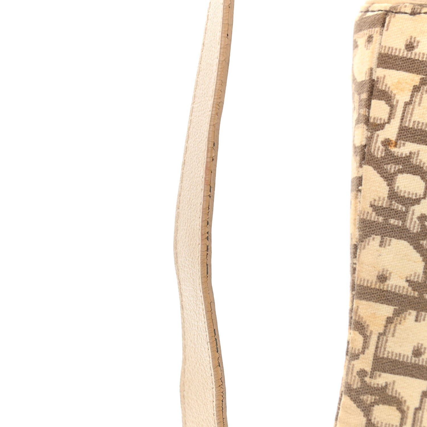 Christian Dior Monogram Vintage Flowers Saddle Bag Beige 18 of 21