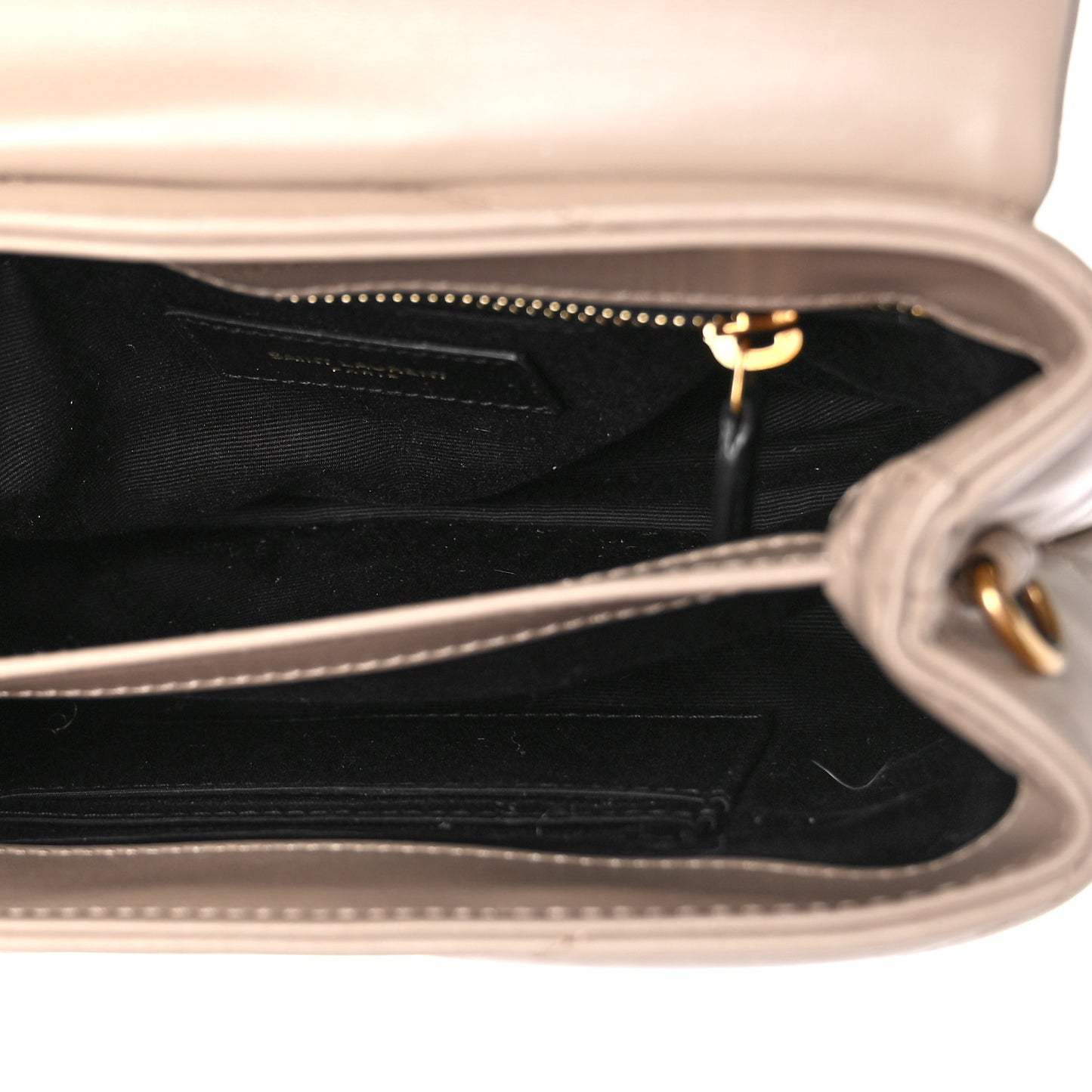 Calfskin Y Quilted Monogram Toy Loulou Crossbody Bag Latte