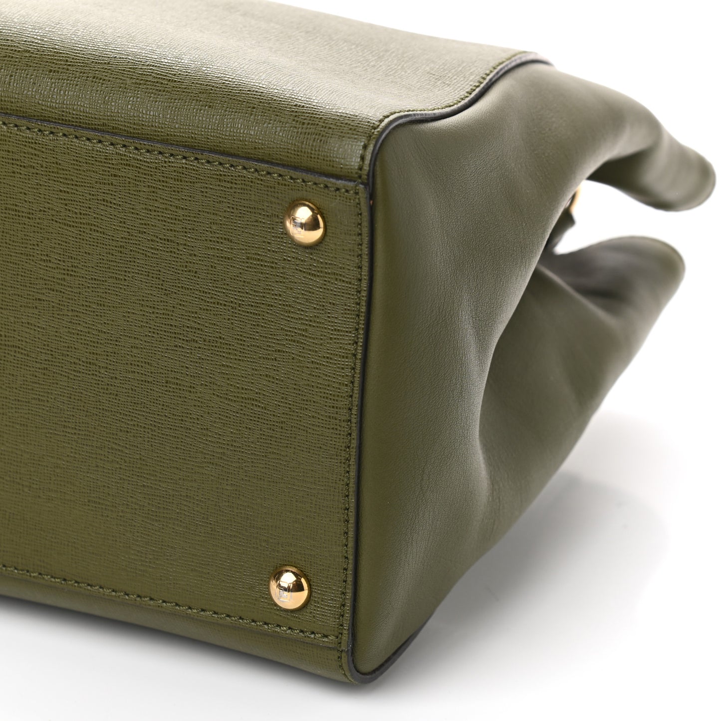 Vitello Elite Flamingo Regular 2Jours Tote Oliva