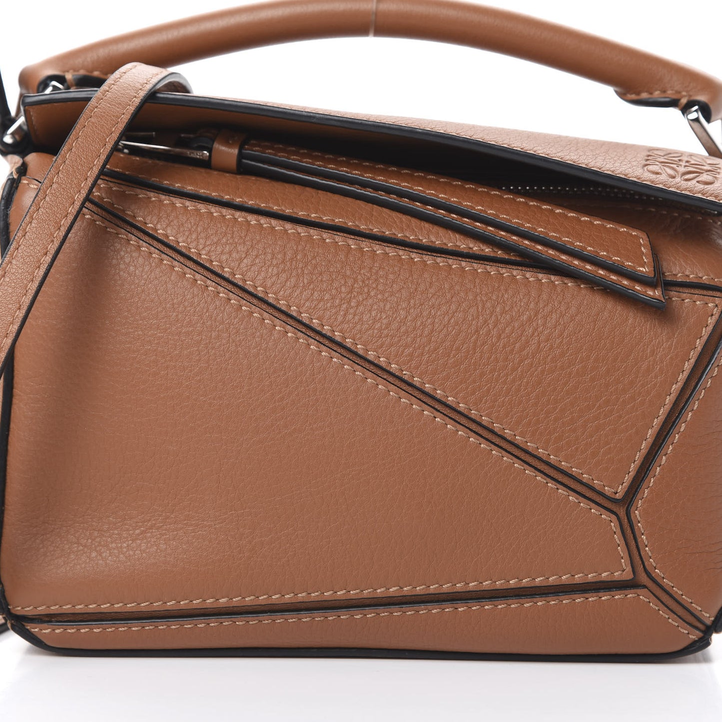 Calfskin Mini Puzzle Bag Tan