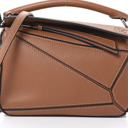Loewe Calfskin Mini Puzzle Bag Tan 7 of 9