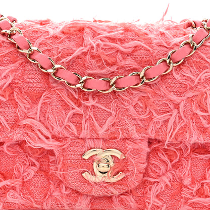 Chanel Tweed Quilted Mini Rectangular Flap Pink 8 of 10