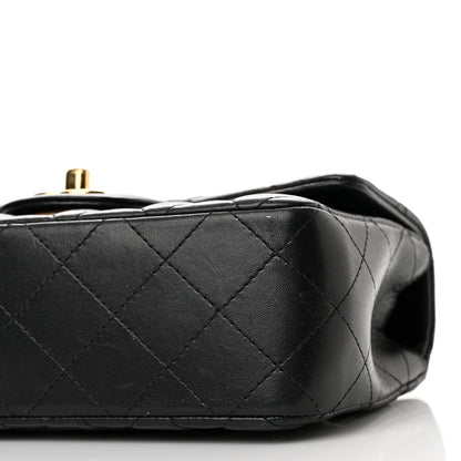 Chanel Lambskin Quilted Mini Rectangular Flap Black 10 of 10