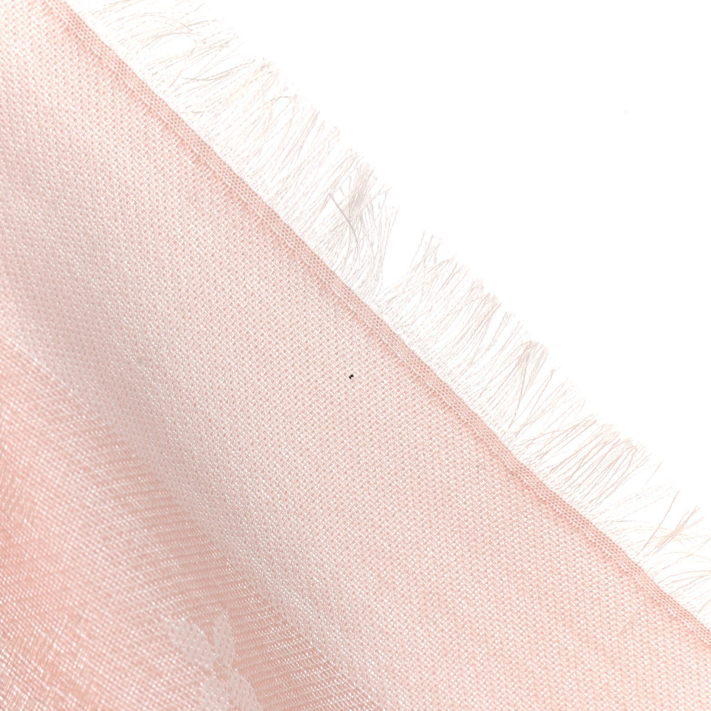 Silk Wool Monogram Denim Shawl Rose
