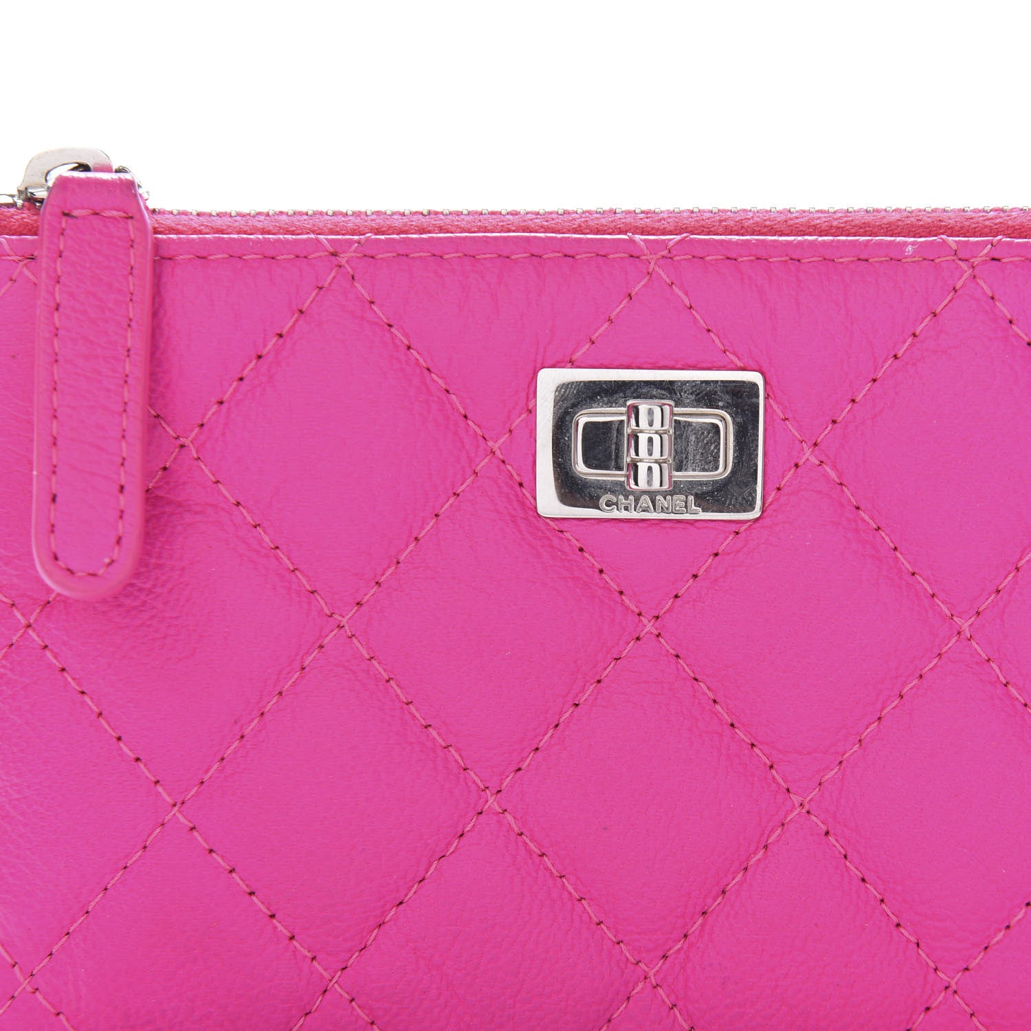 Chanel Goatskin Quilted Small Reissue Cosmetic Case Pink 10 of 10