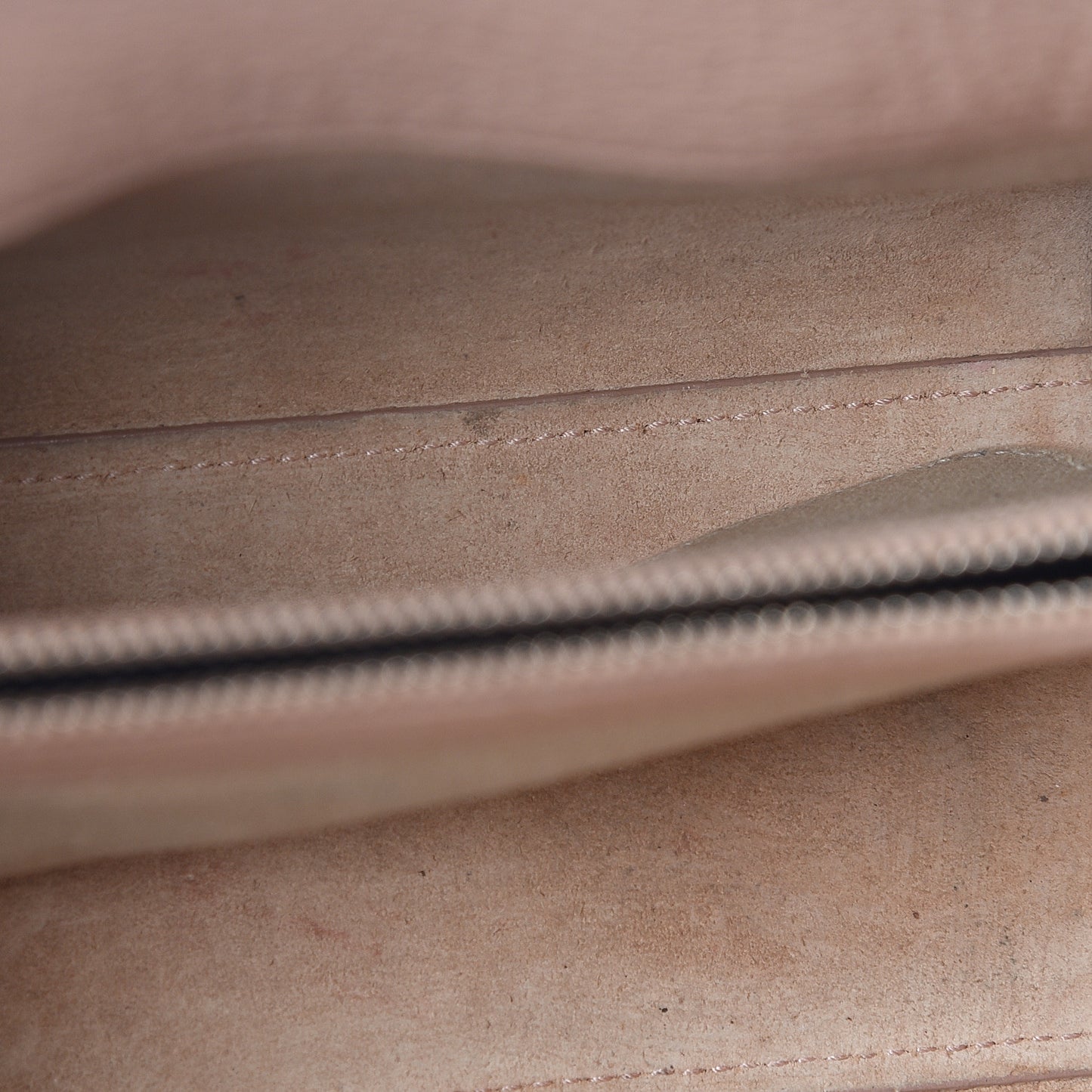 Grained Calfskin Nano Sac De Jour Souple Nude