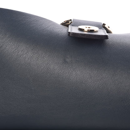 Chloe Suede Calfskin Medium Faye Shoulder Bag Silver Blue 11 of 16