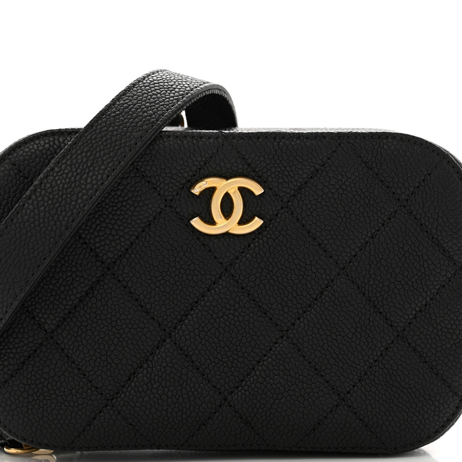 Chanel Caviar Quilted Waist Bag Black 8 of 12