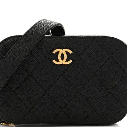 Chanel Caviar Quilted Waist Bag Black 8 of 12