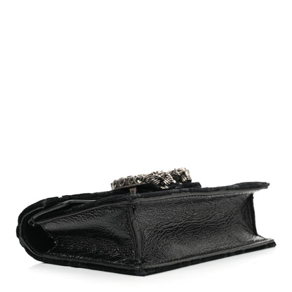 Gucci Velvet GG Monogram Super Mini Dionysus Shoulder Bag Black 4 of 15