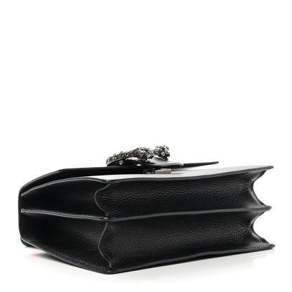 Gucci Dollar Calfskin Crystal Web Medium Dionysus Bamboo Top Handle Bag Black Black Diamond 4 of 10