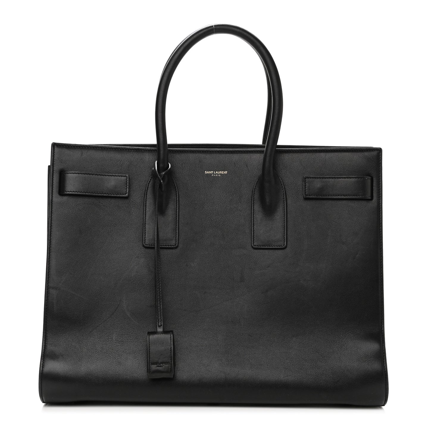 Calfskin Large Sac De Jour Carryall Black