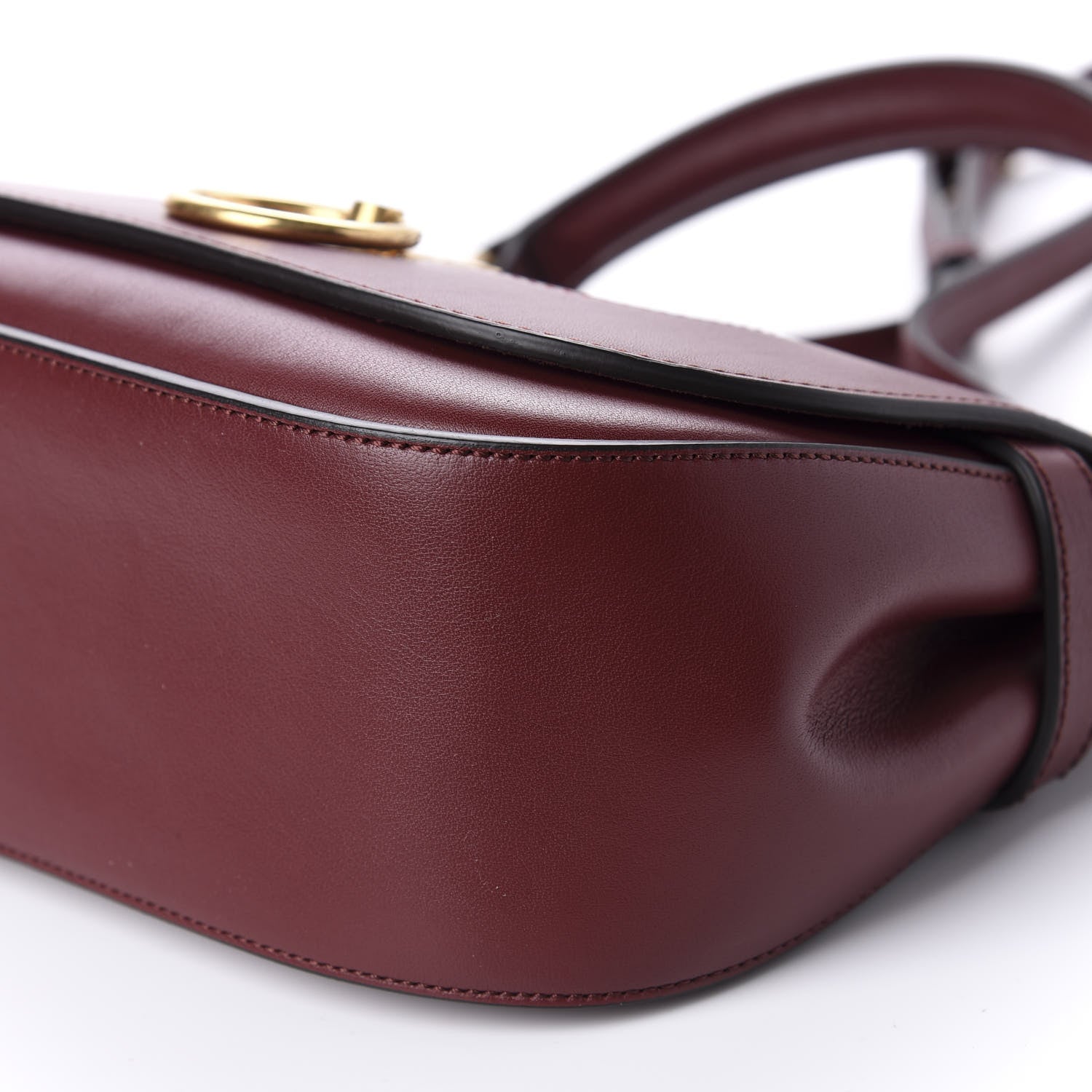 Mulberry Silky Calfskin Ayers Small Amberley Satchel Nordic Blue Crimson 7 of 9