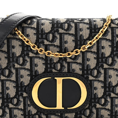 Christian Dior Oblique 30 Montaigne 2-In-1 Pouch Blue 8 of 11