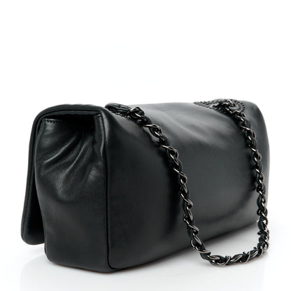 Chanel Lambskin Studded CC East West Flap Black 3 of 10