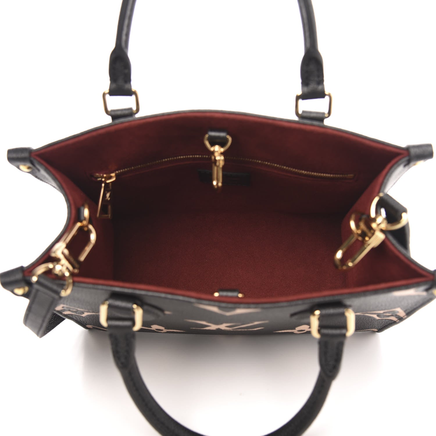 Louis Vuitton Empreinte Monogram Giant Onthego PM Black Beige 5 of 8