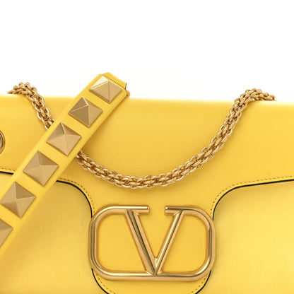 Valentino Garavani Nappa Stud Sign Shoulder Bag Bright Lemon 13 of 13