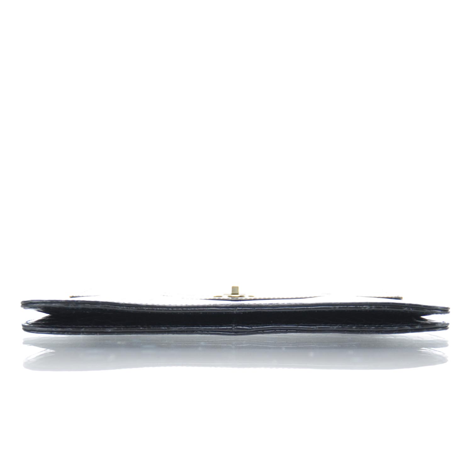 Bottega Veneta Crocodile Shoulder Bag Black 4 of 12