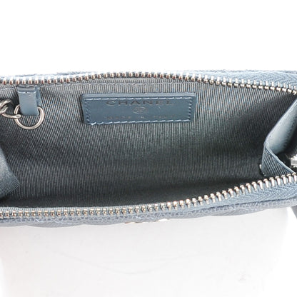 Chanel Caviar Quilted Key Holder Case Grey 5 of 7