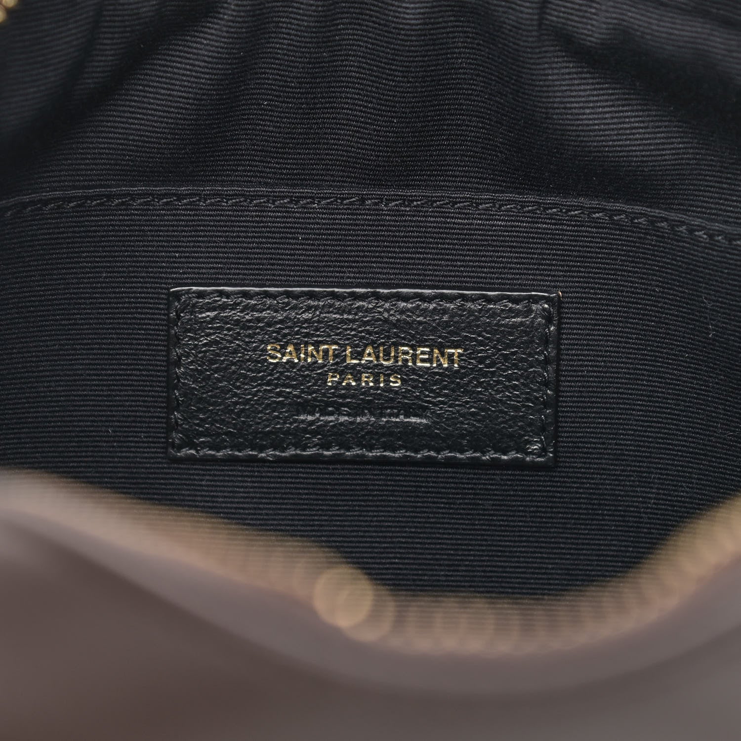 Saint Laurent Raffia Canvas Monogram Lou Camera Bag Dark Chocolate 5 of 8