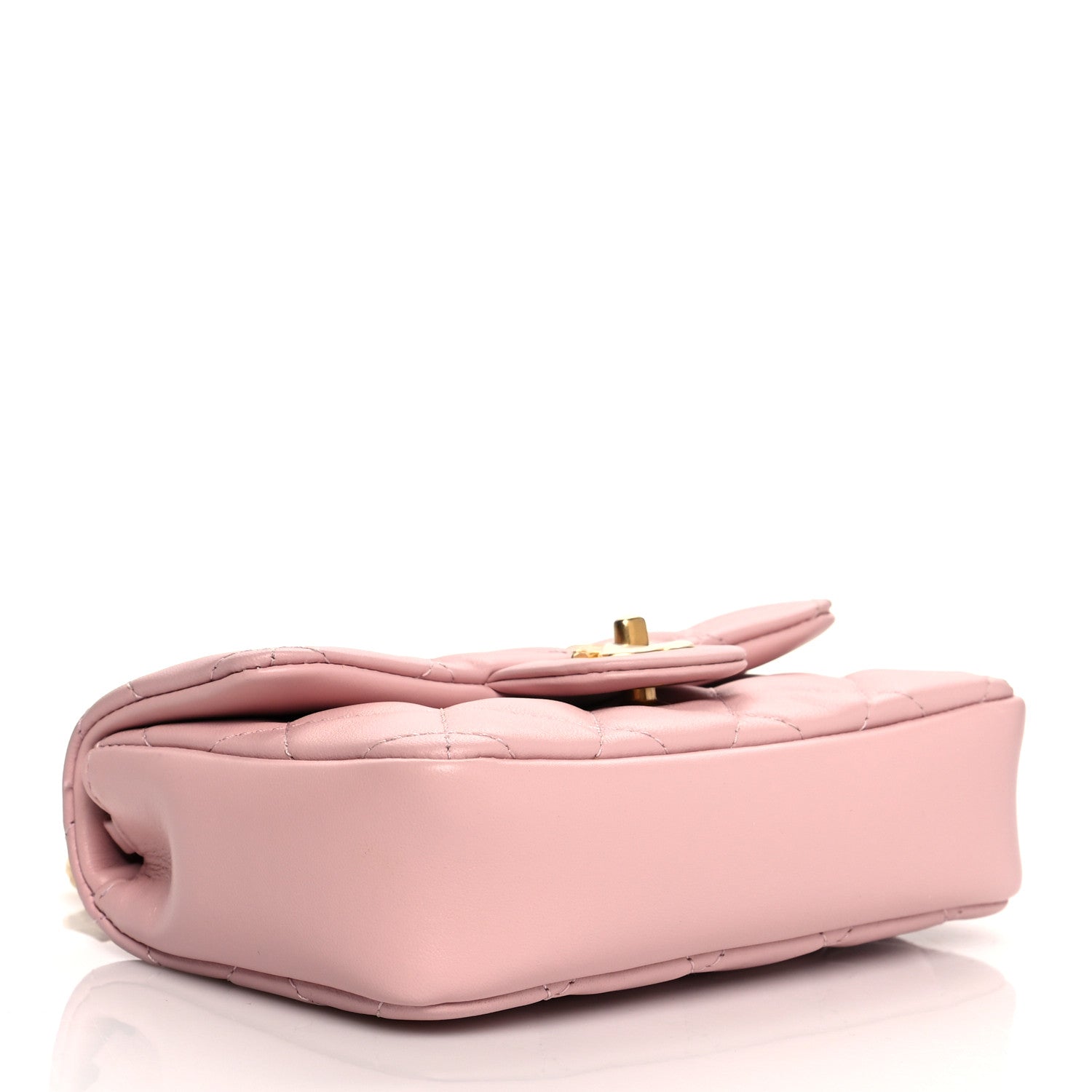 Chanel Lambskin Quilted Mini Flap Light Pink 3 of 10