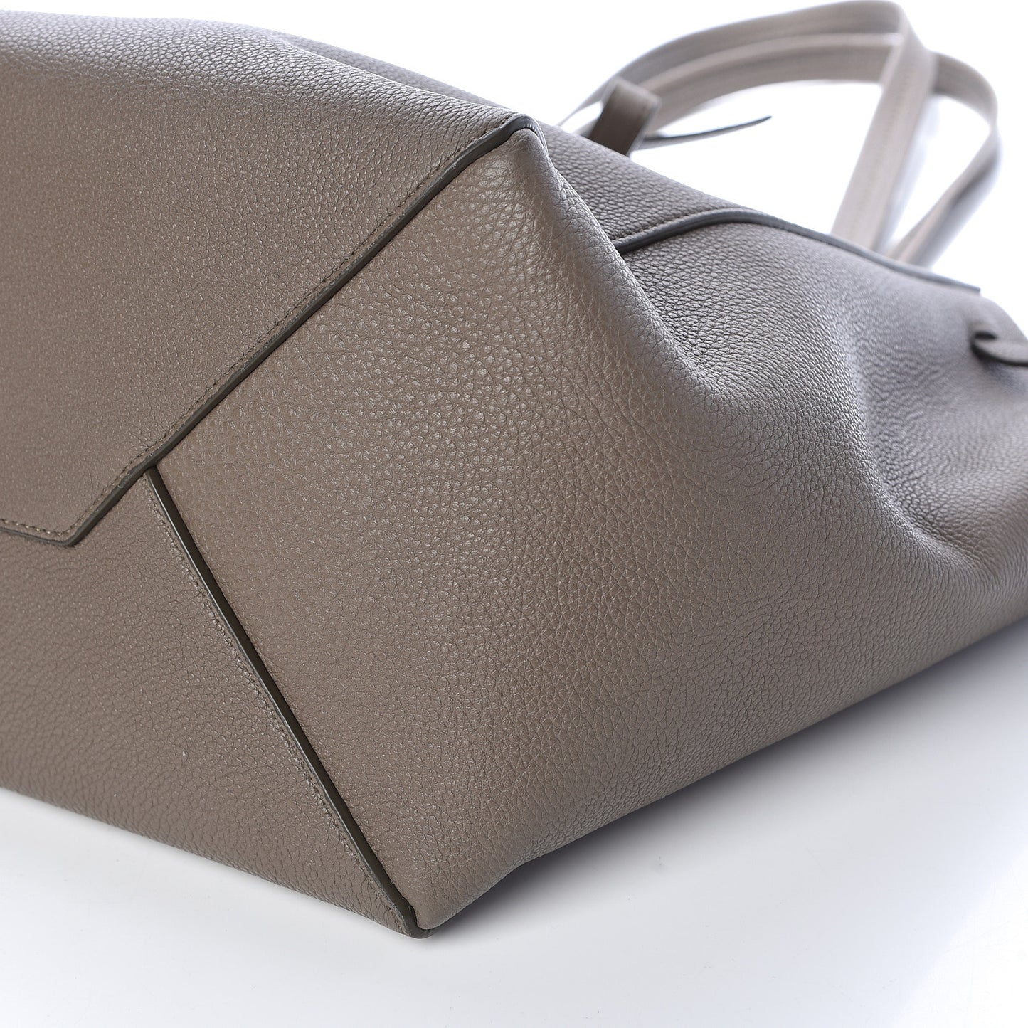 Soft Grained Calfskin Small Belt Cabas Phantom Taupe
