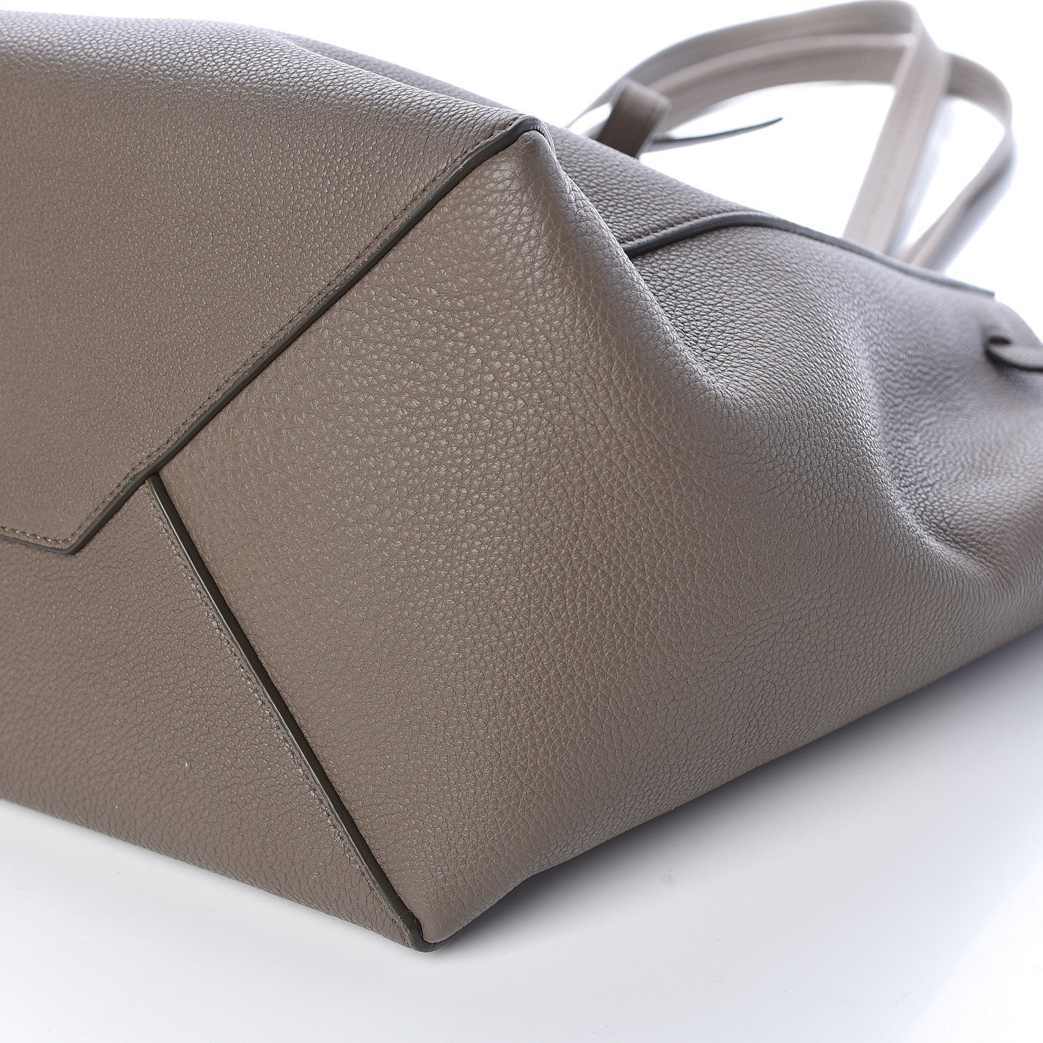 Celine Soft Grained Calfskin Small Belt Cabas Phantom Taupe 10 of 10
