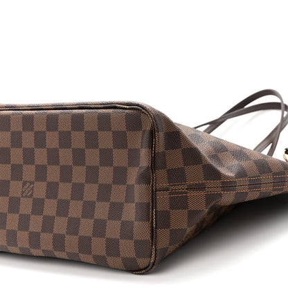 Louis Vuitton Damier Ebene Neo Neverfull MM Rose Ballerine 10 of 12